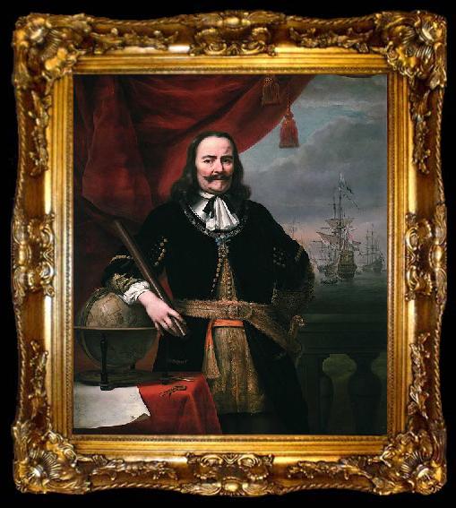 framed  Ferdinand bol Lieutenant-Admiral-General of the United Provinces, ta009-2